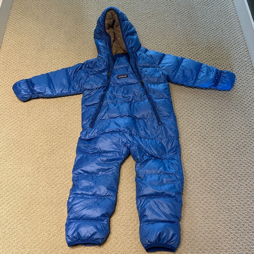 Patagonia Kids Blue Puffer Jacket